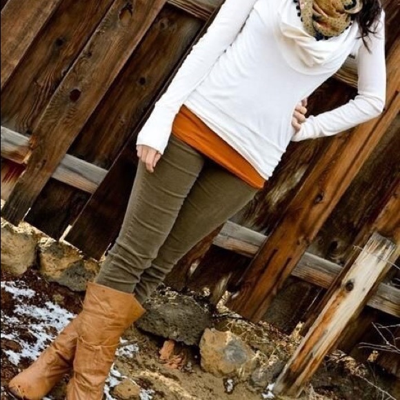 Simply Vera Vera Wang Pants - Brown corduroy leggings